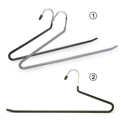 China SHOW PVC Coating Metal Open End Pants / Loose Hanger for sale