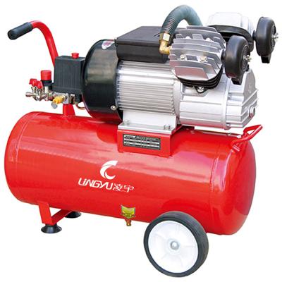 China 2.5 HP 1.5KW 8Bar 4CFM Lubricated Piston Portable Air Compressor With Paint Tank 24L Mini Compressor Best Price for sale