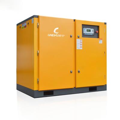 China Lubricated Waterproof Knijpcompressor 75 Kw Screw Air Compressor for sale