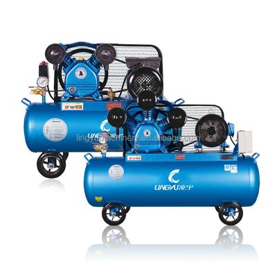 China Lingyu China Factory Wholesale Portable Lubricated 100l - 350l Piston Air Compressor With CE Certificate for sale