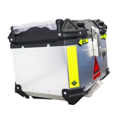 China Aluminum Alloy Fashion SHENGLIN Package Motorcycle Side Tail Bag Delivery Box For Cheap Motorcycle for sale