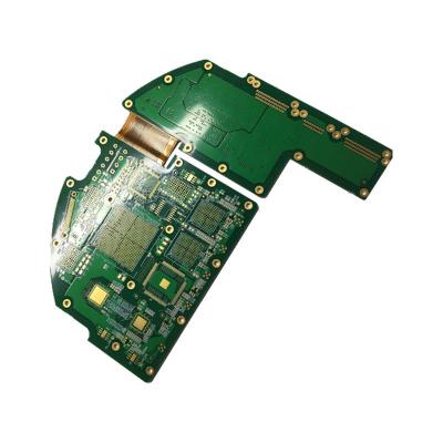 Chine PCB à haute vitesse à écran de soie blanc avec masque de soudure vert brillant / finition de surface dorée à vendre