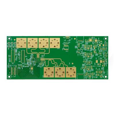 China Groen soldermasker zwaar koper pcb voedingsbord pcb 4 laag Te koop