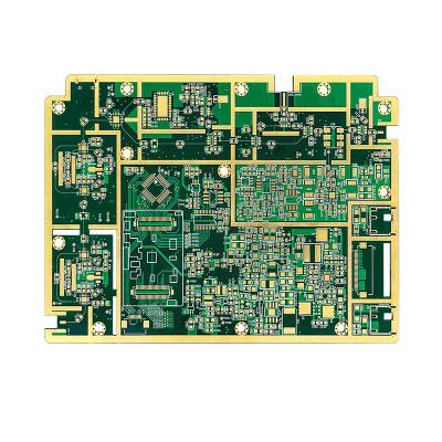 China Yellow Solder Mask Color FR4 High Layer PCB With Min. Line Width/Spacing Of 3mil/3mil for sale