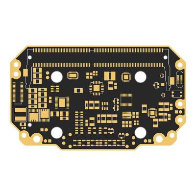 China PCB de velocidade FR4 de tela de seda branca com tratamento de ouro duro 5U para produção SMT à venda