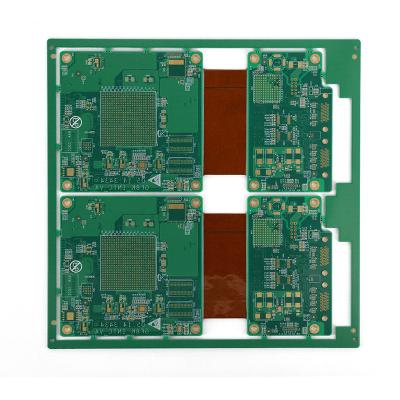 China PCB azul rígido flexível com raio de curvatura mínimo de 0,5 mm e tamanho de perfuração de Min 0,0078 ∼ 0,2 mm à venda