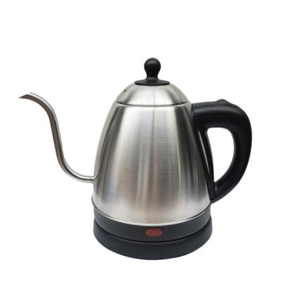 China Fast Shipping 360 Degree Rotation Base Free Sample Coffee Stainless Steel Cordless Electric Kettle with Gooseneck Temperature Control for sale