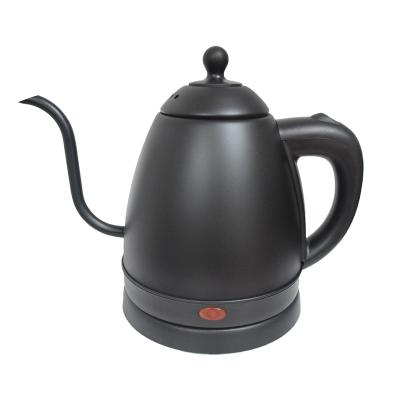 China 360 degree rotation base china free samples electric fuda gooseneck 1.0L coffee kettle stainless steel temperature control for sale