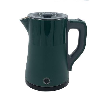 China 360 degree rotation base made in china hot sale pour over electric double wall tea water kettle for home appliance household for sale