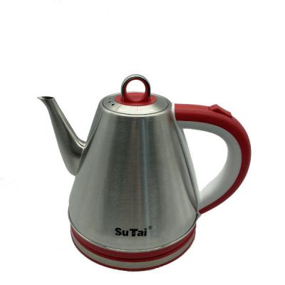 China 360 Degree Rotating Base 2022 New Decorative Electric Gooseneck Kettle With Spare Parts Thermal Switch Temperature Control For Home Appliances for sale