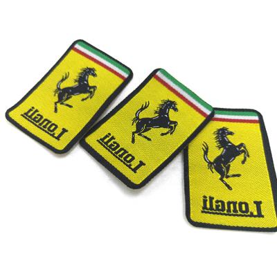 China Viable Customized Logo Embroidered Nonwoven Fabric Embroidery Labels Badges Patch Label for sale