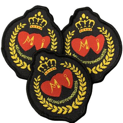 China 3D Custom Embroidered Service Logo Emoticon Embroidery Patches & Badges Custom Patches Applique Embroidered Seal Patch for sale