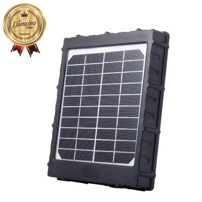 China Trail Hunting Camera Solar Panel Kit 3W 8000mAh 12V/9V/6V Output IP66 Waterproof Portable Outdoor Rechargeable Power Supply 125mmx125mm for sale