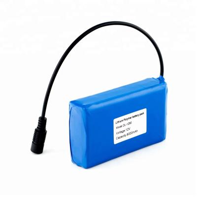 China Toys lipo battery packs 8000mah 12v lithium polymer rechargeable battery for sale