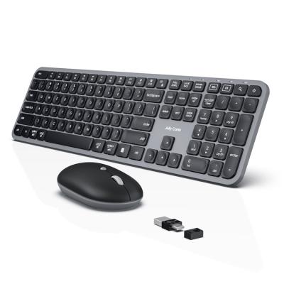 China Bestselling Wide Keyboard and Mouse Combo Comfortable Normal Silent Mouse Compatibility Wireless Keyboard for sale