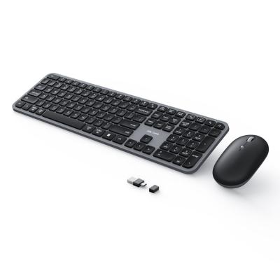 China Wide Click Comfortable Silent Mouse Keyboard Full Compatibility Keyboard and Wireless Mouse Combo for sale