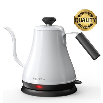 China Electric Gooseneck Cordless Kettle 100% Stainless Steel BPA Free Tea Kettle Pour Over Portable Cordless Coffee Kettle Pot Teapot for sale