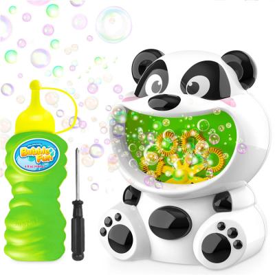 China Panda Bubble Machine Easy to Use Automatic for Kids Maker Over 500+ Bubbles Per Minute Easy to Use Indoor Outdoor Outdoor Bubble Toys for sale