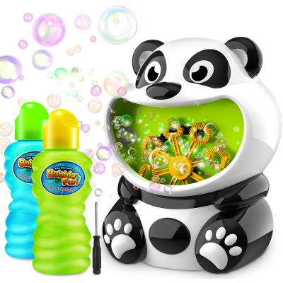 China Two Speed ​​Bubble Machine for 3000+ Bubbles by Min Bubble Machine Indoor Outdoor Panda Bubble Toys for sale