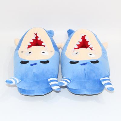 China Comfort Halloween Oddbods Skater Game Kids plush Winter Warm Cotton Home Plush Animal Slipper plush toy for sale