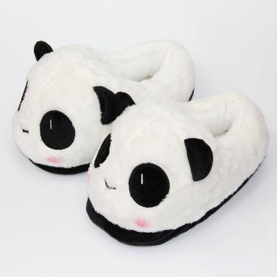 China Comfort Newcomers Kids Home Warm Plush Panda Plush Winter Cotton Slipper Stuffed Animal Toy for sale