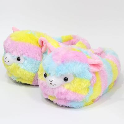 China Relieve the newest small animal slipper sheep plush slippers winter cotton warm popular home warm plush for sale