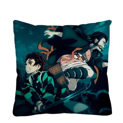 China Plush Doll Product Anime Agatsuma Zenitsu Plush Toy Printing Pattern Hug Pillow For Demon Slayer for sale