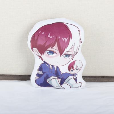 China Strange Shapes Anime Plush Toy Todoroki Shoto Plush Plug Pillow Pattern Hugging Pillow For My Hero Academia for sale