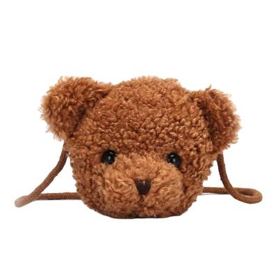 China Kid Toy Gifts High Quality Cheap Toys OEM Plush Logo Style Child Messenger Bag Teddy Bear Plush Shoulder Bag for sale