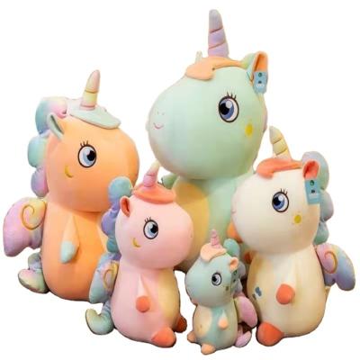 China Strange shapes wholesale new design unicorn posture flying plush toy for sale