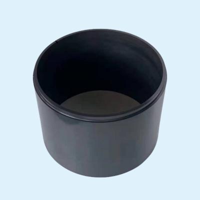 China Black Thermal Shock Resistance SiC Silicon Carbide Grinding Bucket Ceramics For Conveying Equipment for sale