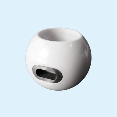 China High Ware Resist Zirconia Ceramic Ball Valve With Customize Size High Purity Structural Ceramics for sale