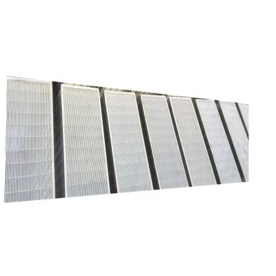 China Factory Direct Type V Wire Filter Panel Excellent Wedge Wire Filtration Performance / Stainless Steel High Pressure Filter for sale