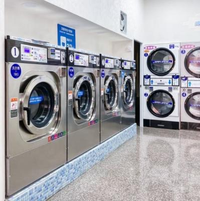 China Malaysia Coin Clean Pile Washer Dryer, Commercial Laundry, Self Service Washing Machine for sale