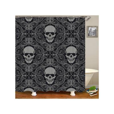 China High Quality Stocked Polyester Curtain Fabric Wholesale Shower Curtains for sale