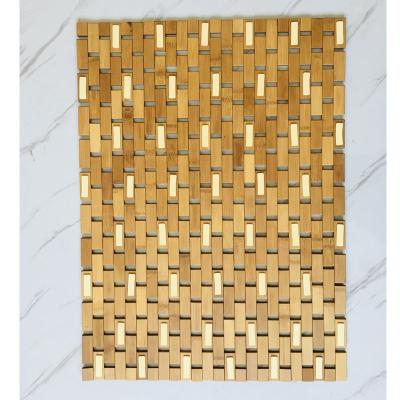 China Factory Direct Sale Eco-friendly Non-slip Bamboo Bath Mat Wooden Bathroom Floor Mats For Home Hotel for sale