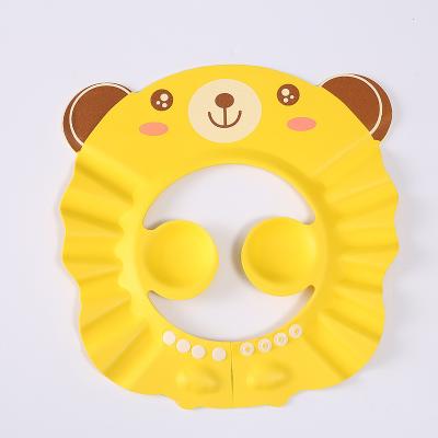 China Hot Selling Super Elastic Shampoo Caps Viable High, Waterproof Kids Bath Protection Kids Baby Shower Hats For Bathroom for sale