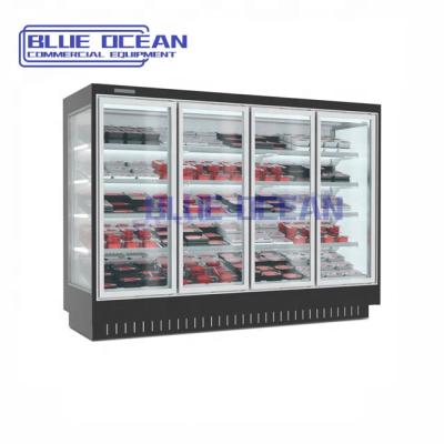 China SUPERMARKET/SHOPPING MALL/HOTEL Chicken Beef Display Refrigerators… for sale