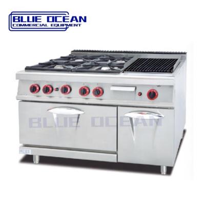 China HOTEL/RESTAURANT/SHOPPING MALL...with Built-in 4 Burner Griddle Oven Kitchen Stainless Steel Combination Oven Ovens for sale