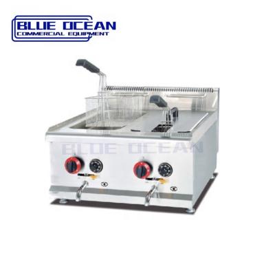 China Commercial gas top fryer electric fryer KITCHEN/CAFFEE SHOP/DESSERT STORE tabletop electric fryer for sale