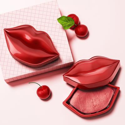 China Wholesale SADOER Moisturizer Hydrate Collagen Lip Mask Improve Dry Crack Repair Brighten Skin Cherry Lip Care Mask for sale