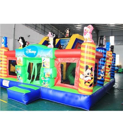 China Waterproof Inflatable Castle Bouncer , Lovely Mickey Mouse Inflatable Bouncer for sale