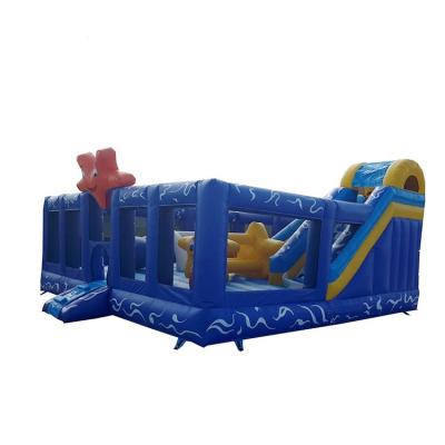 China Colorful Inflatable Playground Bounce House Wear - Resisting Excellent Air Tightness for sale