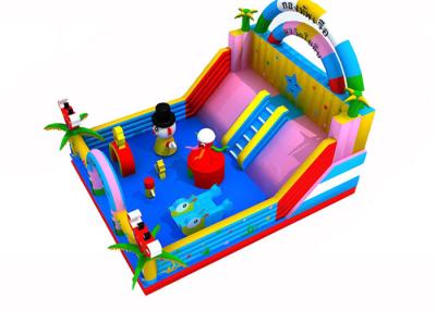 China Water Park Inflatable Castle Bouncer , Anti - Crack Commercial Inflatable Bouncer for sale