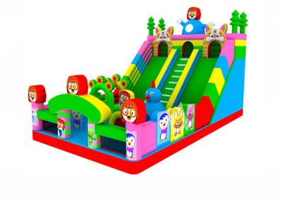 China Outdoor Colorful Inflatable Castle Bouncer , 12x7m Giant Inflatable Bouncers for sale