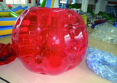 China Seguridad ignífuga de la bola de parachoques inflable roja del cuerpo sana para los juegos de equipo en venta