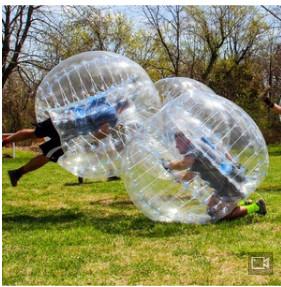 China Bola de parachoques inflable humana material de la burbuja del PVC para el acontecimiento del parque de atracciones/del juego en venta