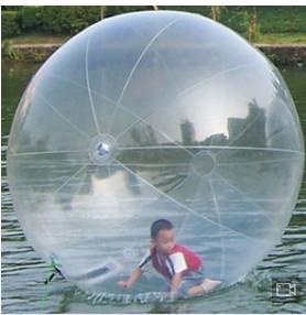 China Kids Transparent Inflatable Water Walking Ball , TPU 2m Water Walking Ball for sale