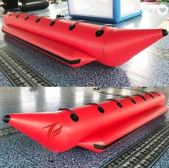 China Flotador inflable resistente del barco de plátano de la abrasión, barco de plátano de 3 personas para el adulto en venta