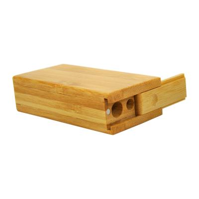 China For Tobacco Dugout One Hitter Set Bat Dugout Smoking Box With Magnetic Cover Tobacco Storage Case Wooden Box For Herb Pipes for sale